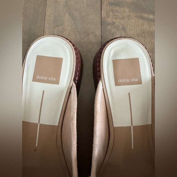 Dolce Vita Havan Loafer Mule, Size 8, Camel Suede - Picture 5 of 8